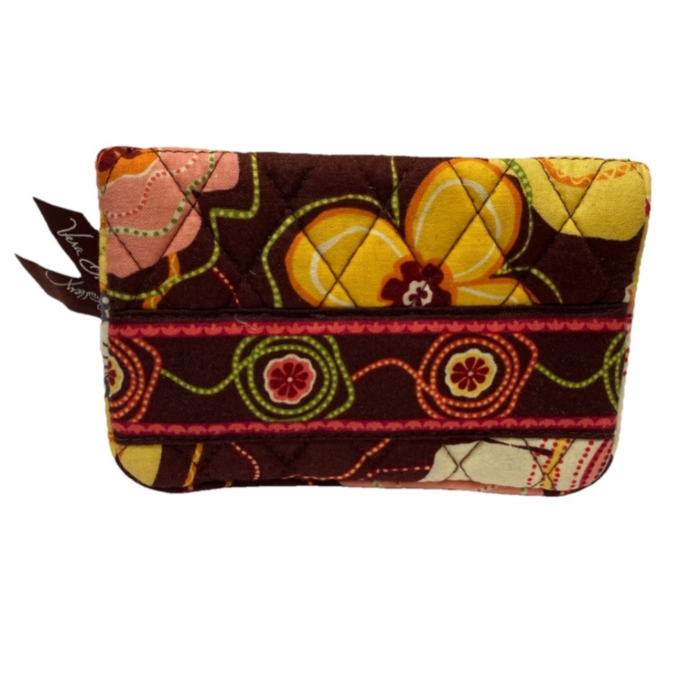 Vera Bradley Buttercup Pattern Compact Taxi Wallet NWT